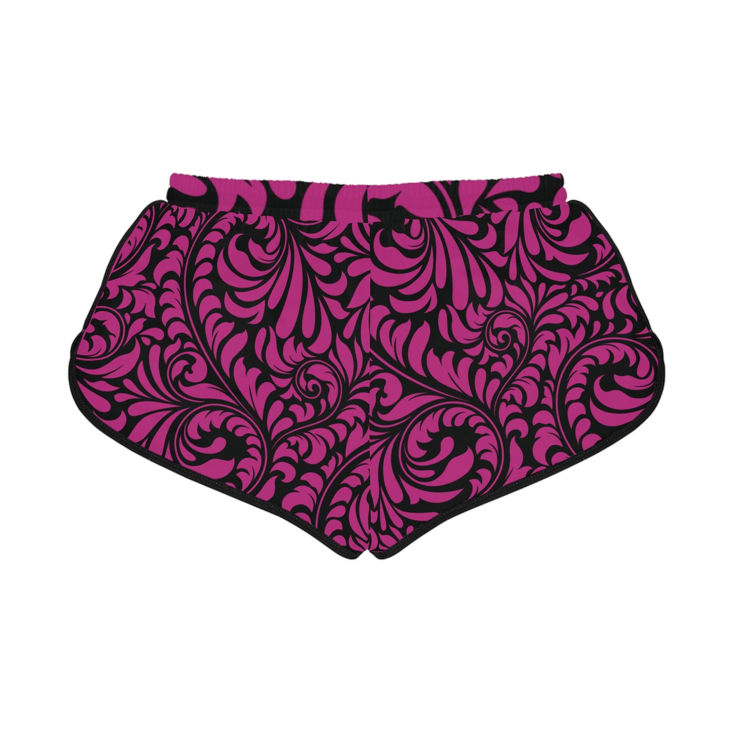 Chic Floral Print Women's Relaxed Shorts, Summer Fashion, Beachwear, Lounge Wear, Exercise, Vacation Style