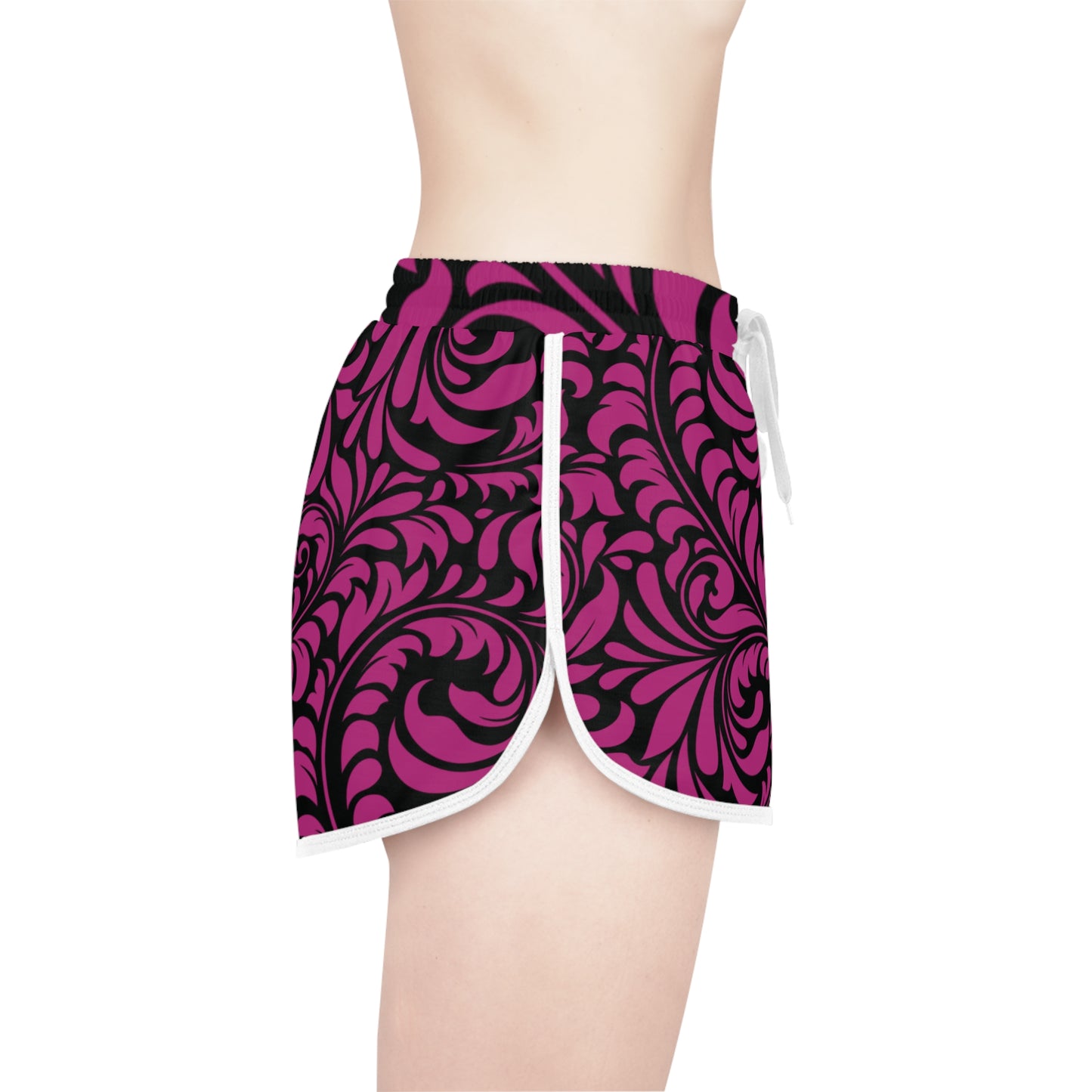 Chic Floral Print Women's Relaxed Shorts, Summer Fashion, Beachwear, Lounge Wear, Exercise, Vacation Style