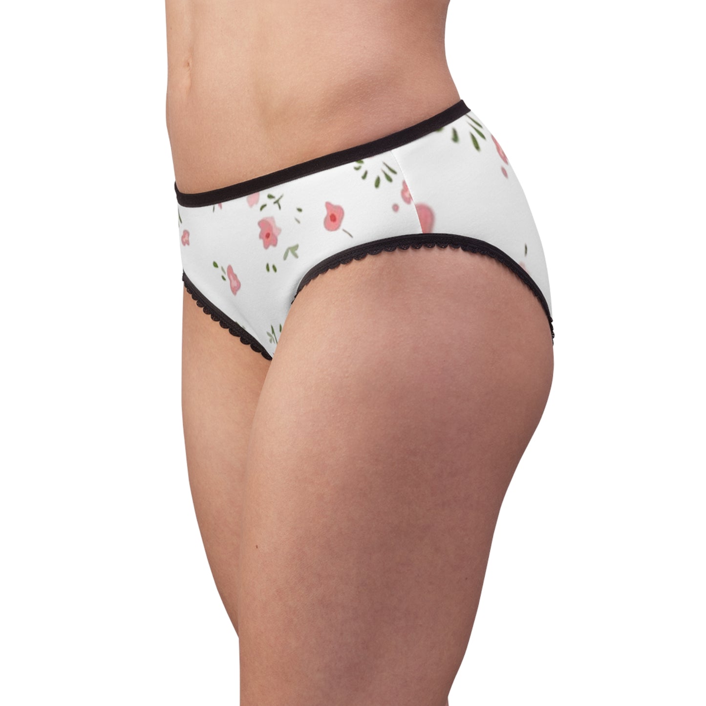 Floral Women's Briefs, Comfortable Underwear, Cute Lingerie, Gift for Her, Everyday Essentials, Floral Print Panties