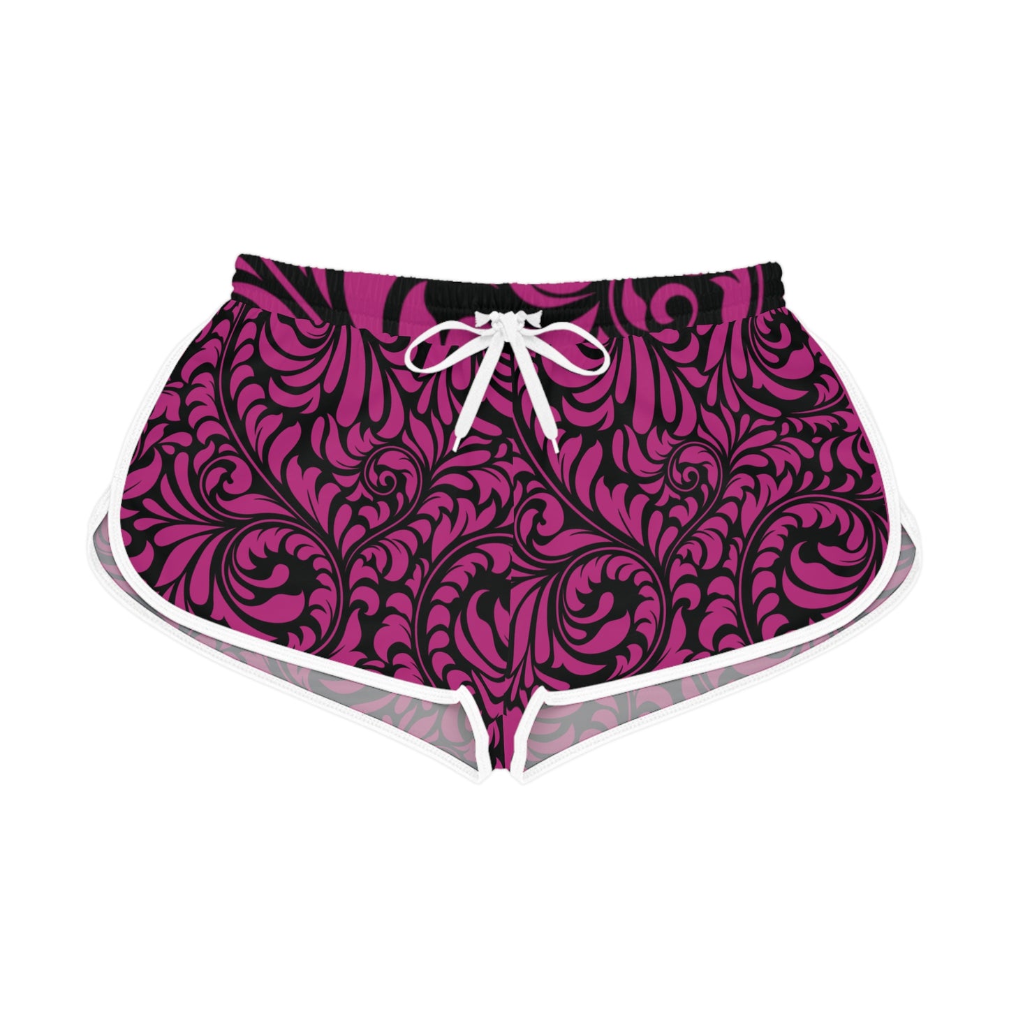 Chic Floral Print Women's Relaxed Shorts, Summer Fashion, Beachwear, Lounge Wear, Exercise, Vacation Style
