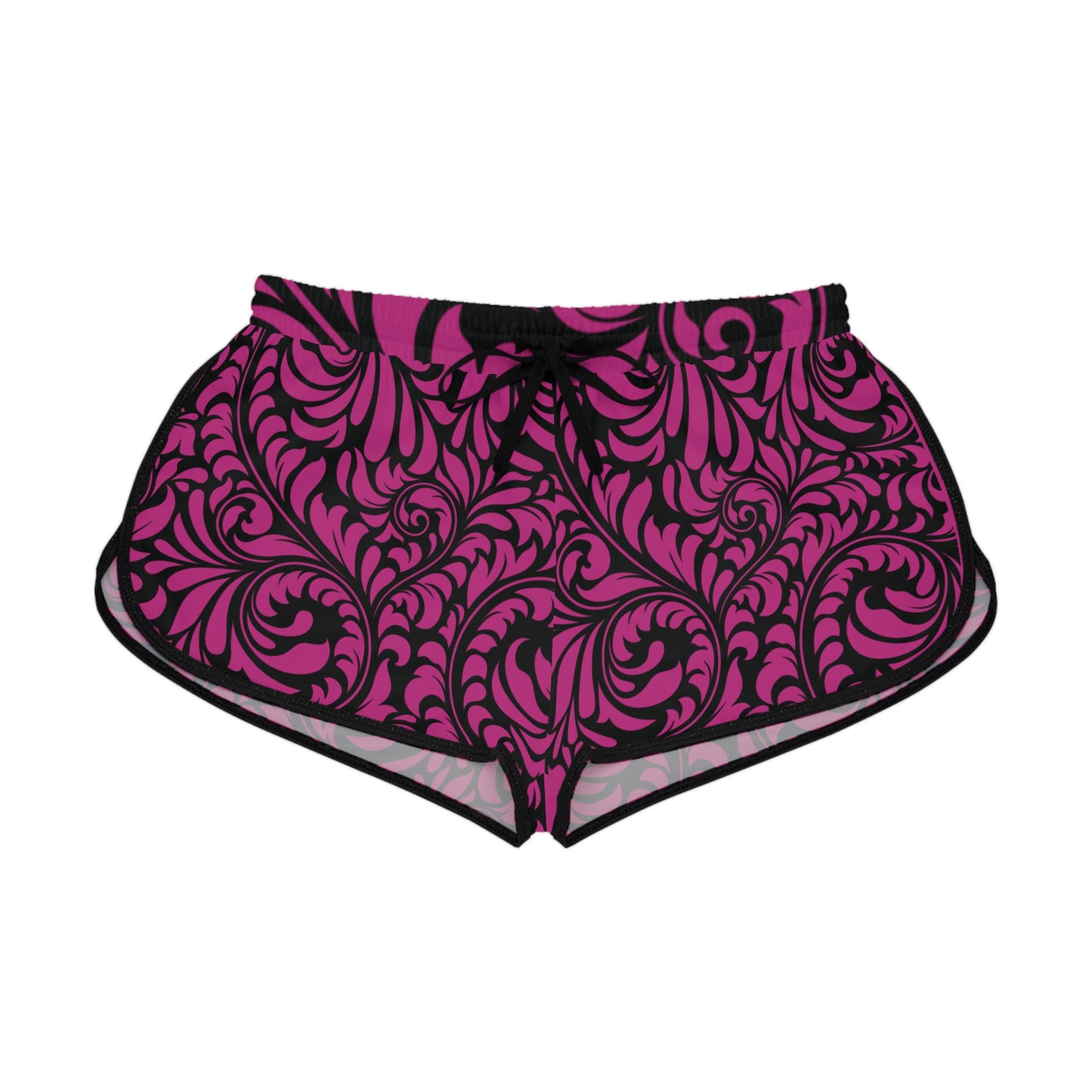 Chic Floral Print Women's Relaxed Shorts, Summer Fashion, Beachwear, Lounge Wear, Exercise, Vacation Style