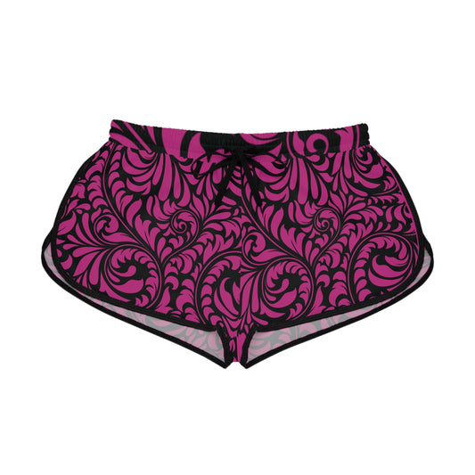 Chic Floral Print Women's Relaxed Shorts, Summer Fashion, Beachwear, Lounge Wear, Exercise, Vacation Style